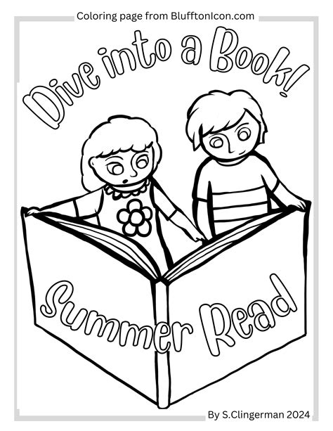 Summer Reading Coloring Pages [2025]
