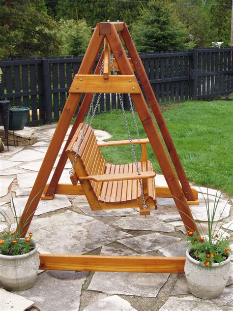 Build DIY How to build a-frame porch swing stand PDF Plans Wooden ...
