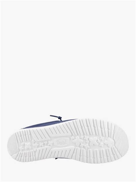 Hey Dude Wally Surf Wash Blanket Slip On Shoes, Navy, Navy