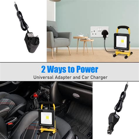 Buy 20W LED Rechargeable Work Light Super Bright 3000LM Portable ...