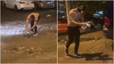 Man saves possum from being washed away in heavy rain. World needs more ...