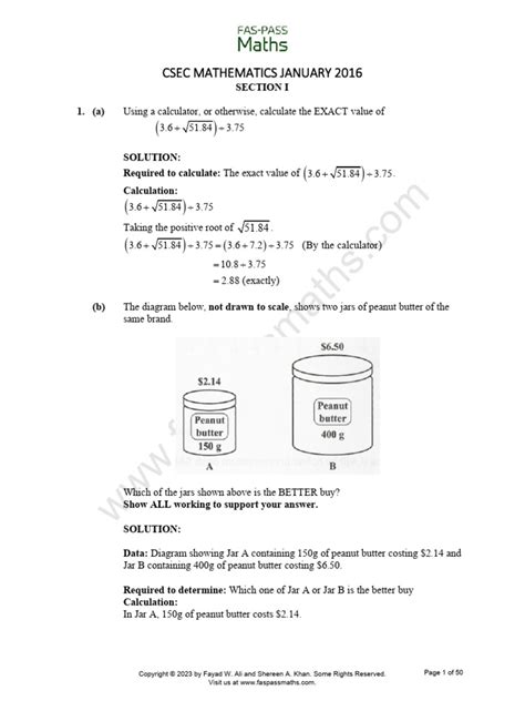 Image result for Math Paper for CSEC