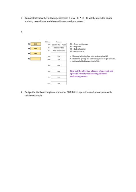 Assignment 2 - 1. Demonstrate how the following expression X (A B) (C D ...