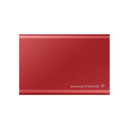 Samsung T7 500GB USB-C Red Portable External SSD – tpstech.in