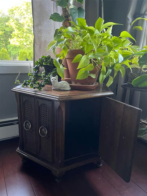 Vintage Hexagonal Caned Table : r/ThriftStoreHauls