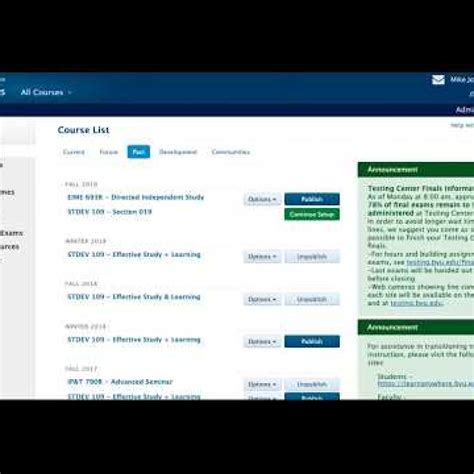 BYU Learning Suite Basics (Spring 2020)