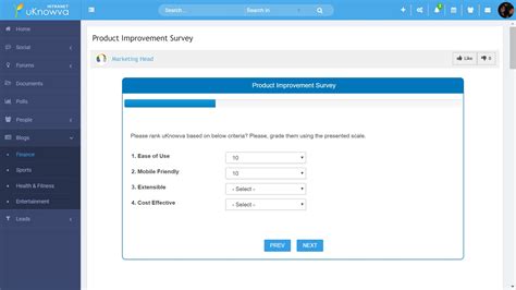 Surveys | uKnowva Extension Store