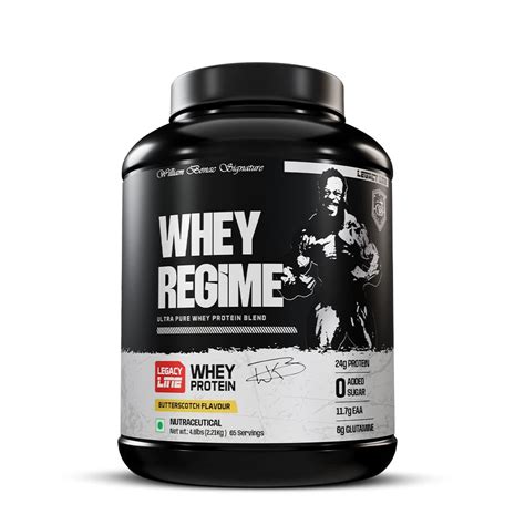 Whey Regime – Ultra-Pure Whey Protein Blend – williambonacsignature