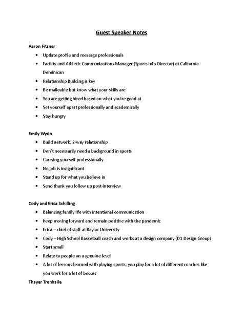 Guest Speaker Notes - Guest Speaker Notes Aaron Fitzner Update profile ...