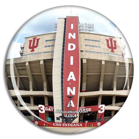 Buy Weekino USA America Bloomington Indiana University Fridge Magnet ...
