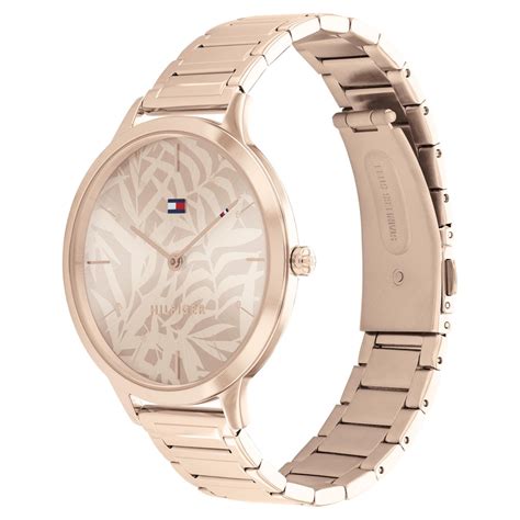 Buy Online Tommy Hilfiger Quartz Analog Golden Dial Stainless Steel ...