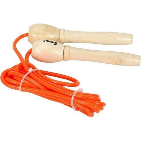 Strauss Wooden Skipping Rope Orange – The Muscle Kart