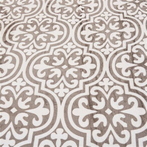 Buy Spinel Grey Printed Soft Lightweight Single Blanket from Home ...