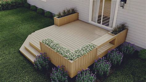 Built In Deck Design Planter Box How To Build A DIY Deck Planter Box