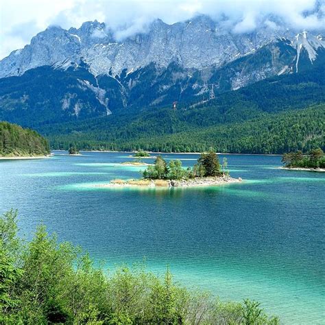 Eibsee Lake, Germany | Gorgeous view, Zugspitze, Lake