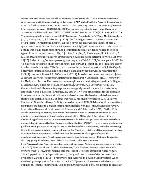 Image result for PICOT Framework Explained