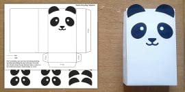 Panda Mask Template | Twinkl Party
