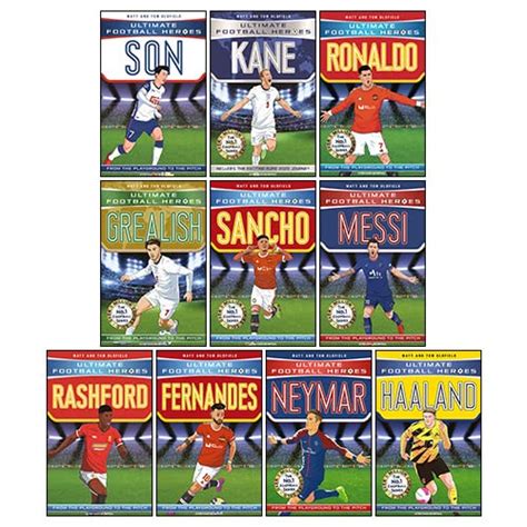 Buy Ultimate Football Heroes Series 10 Books Collection Set By Matt ...