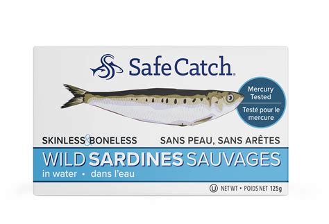 Safe Catch Wild Sardines in Water Skinless Boneless Wild-Caught Sardine ...