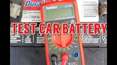 Image result for How to Test a Battery Using a Multimeter