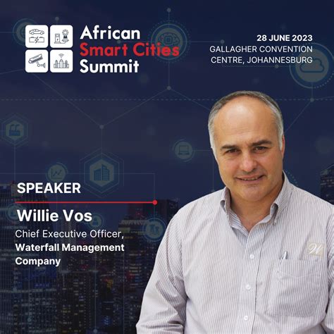 Join us in welcoming Willie Vos, CEO of Waterfall Management Company, South Africa, as a speaker ...