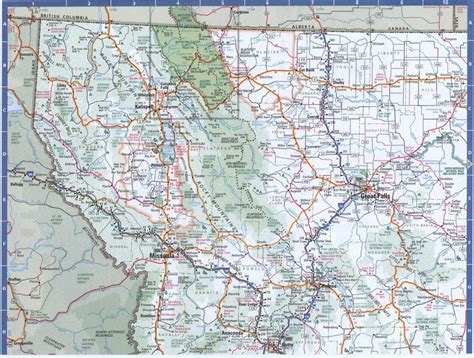 Mt Highway Map