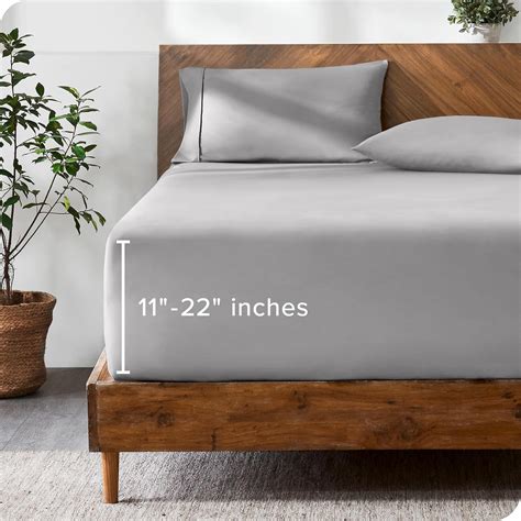 Amazon.com: Bare Home California King Fitted Sheet - Extra Deep Pocket ...
