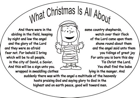 Peanuts Linus Christmas Speech at Gabrielle Trouton blog