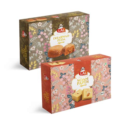 Dharwad Peda 400gm & Soan Papdi Premium 400gm – Lal Sweets Pvt Ltd
