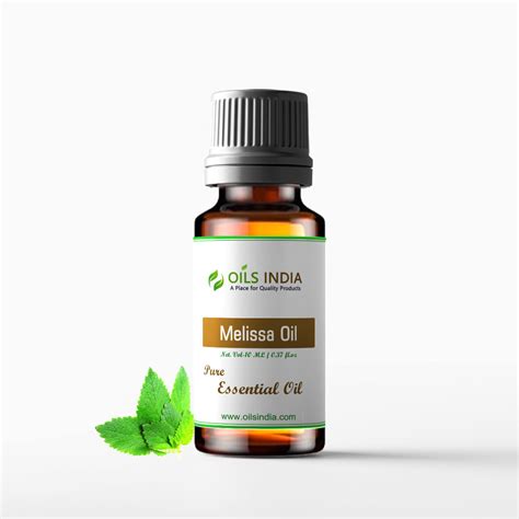 Melissa Essential Oil | Pure Natural Calm & Wellness Benefits – Oils India