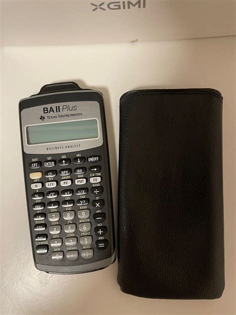 Using BA 2 Plus Calculator 的图像结果