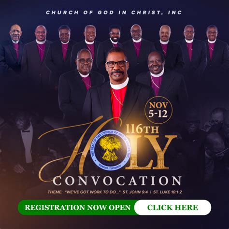 COGIC Holy Convocation Program 的图像结果