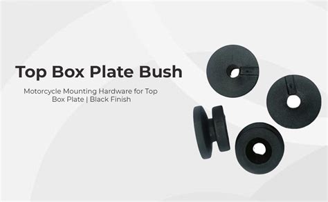 MOTO ARCH Top Box Plate Bush Set of 4 | Motorcycle Mounting Hardware ...