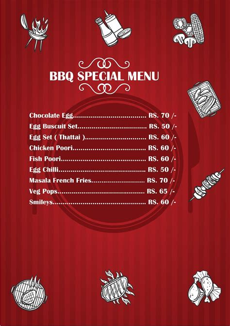 Menu at BBQ CLUB Authentic Barbeque Restaurant, Coimbatore