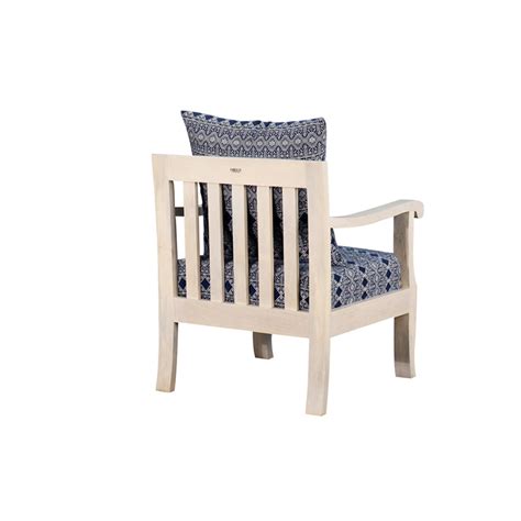 Moroccan Blue Single Seater Sofa – Fabuliv