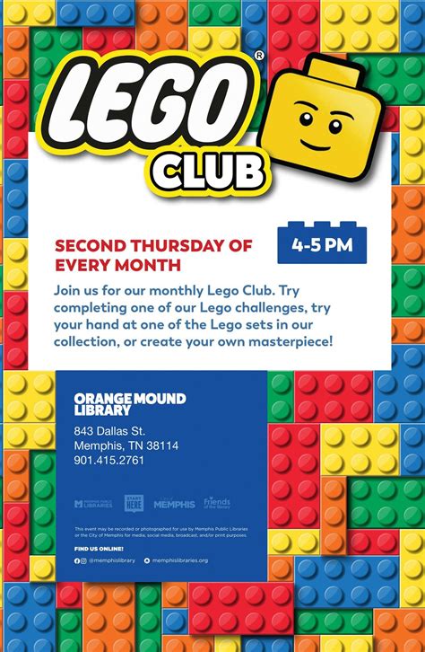 Lego Club, Memphis Public Libraries Orange Mound Branch, 9 October 2025 ...
