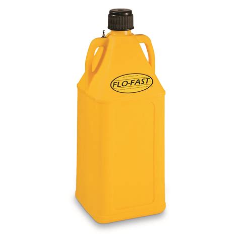 FLO-FAST 10.5 Gallon Fuel Container, Diesel, Yellow - 721293, Fuel Cans ...