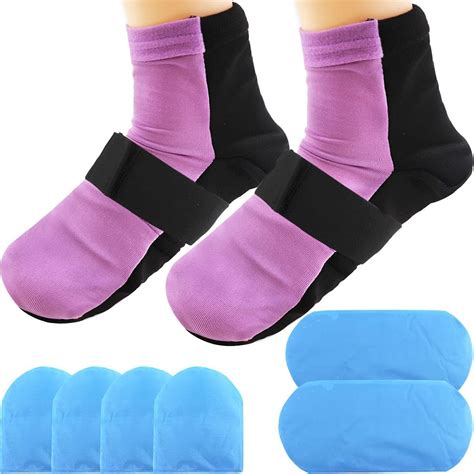Amazon.com: Enhanced Soothing Gel Therapy Socks: Dual Hot & Cold Relief for Chronic Foot Pain ...