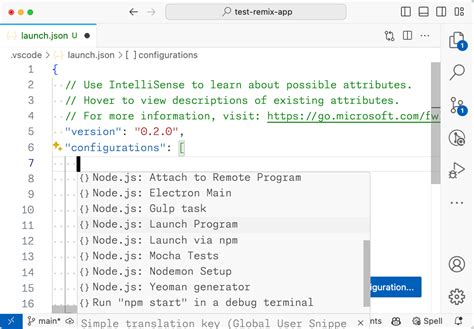 Run Node.js Code in Debug Mode Using Visual Code 的图像结果