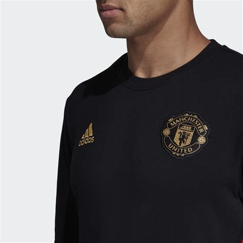 Men's Manchester United Crewneck - Black - Niky's Sports