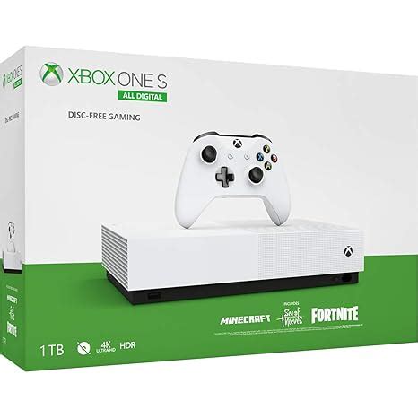 Xbox One S 1TB All-Digital Edition Console (Disc-free Gaming) : Amazon ...