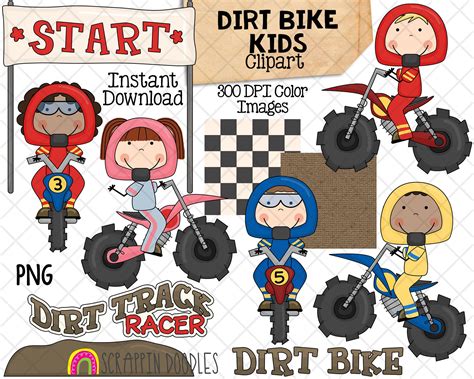 Free dirt bike racing clipart, Download Free dirt bike racing clipart ...