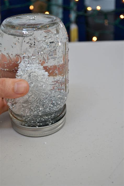 DIY: Mason Jar Snow Globe - Little Bits of Real Food