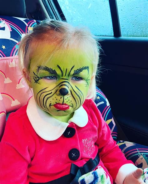 DIY Grinch | Christmas face painting, Face painting easy, Kids face paint