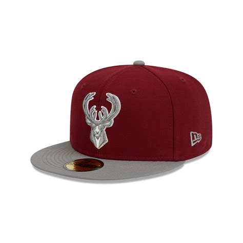 Milwaukee Bucks Color Pack Red 59FIFTY Fitted Hat – New Era Cap