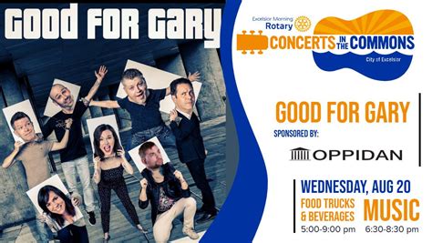 Excelsior Morning Rotarys CONCERTS IN THE COMMONS - GOOD FOR GARY ...