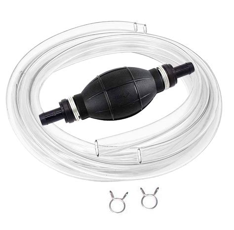 Hand Siphon Pump,Gas Oil Water Fuel Liquid Transfer Syphon Hose Pumps ...