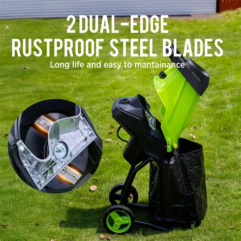 Steelite Electric Wood Chipper Shredder,15-Amp India | Ubuy