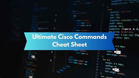 Image result for Cisco Usefull Command Cheat Sheet