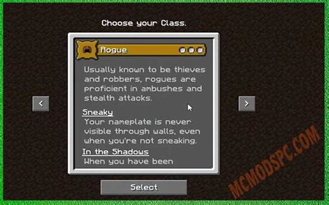 Image result for Minecraft Origins Mod All Classes Wiki